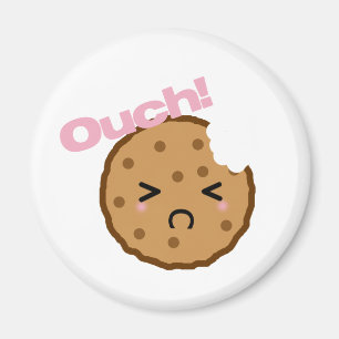 Imã "Ouch! "diz o biscoito de Kawaii