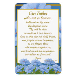 Ímã Our Father Prayer Mathew 6:9-13