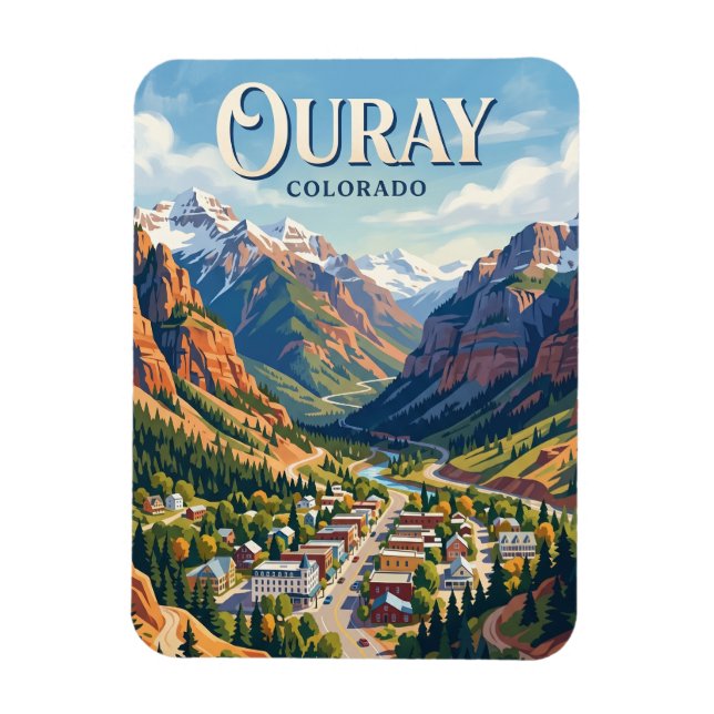 Ímã Ouray Colorado (Vertical)
