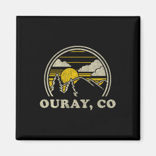 Imã Ouray Colorado Co T Shirt Vintage Hiking Mounts