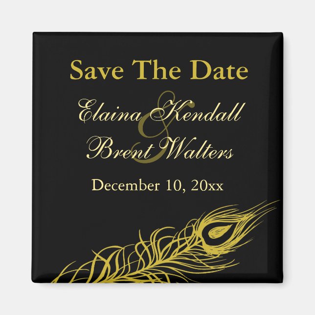 Imã Ouro Agite seus Pais da Cauda Salve a Data (Frente)