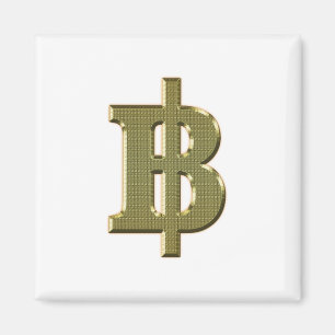 Imã OURO BAHT SGN ฿ Moeda Tailandesa ฿