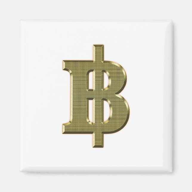 Imã OURO BAHT SGN ฿ Moeda Tailandesa ฿ (Frente)