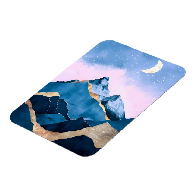 Ímã Ouro Celestial Picos Aquarela (Left Side)
