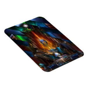 Ímã Ouro de Arsencia Deusa Razor Corte Foto Magnet