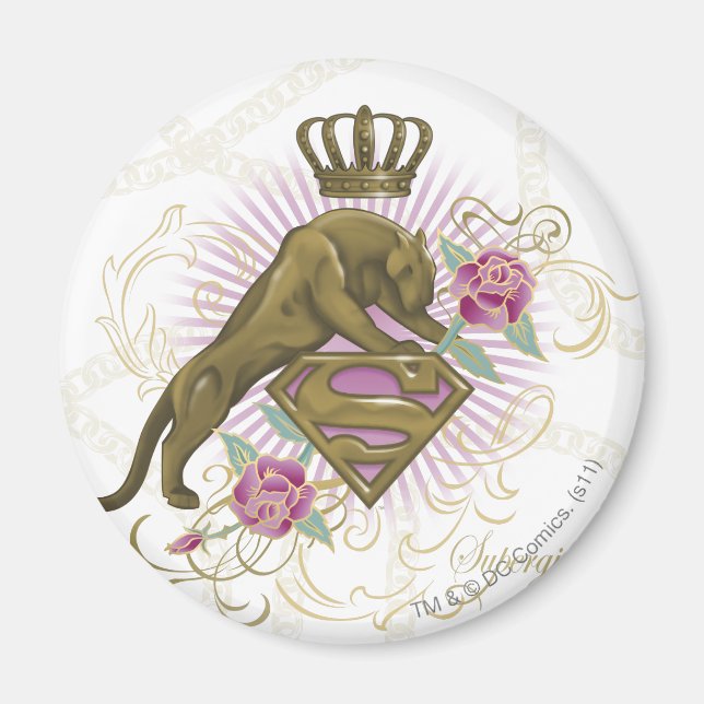 Imã Ouro de Supergirl Cat 4 (Frente)