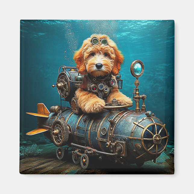 Imã Ouro Doodle Magnet (Frente)