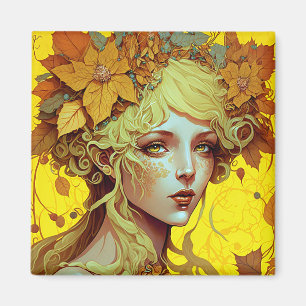 Imã Ouro Elf Fairy Fae Fantasy Art