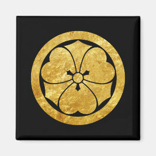Imã Ouro japonês do falso do clã do samurai de Sakai