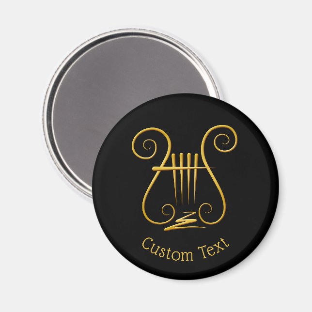 Imã Ouro Lyre (Front/Back)