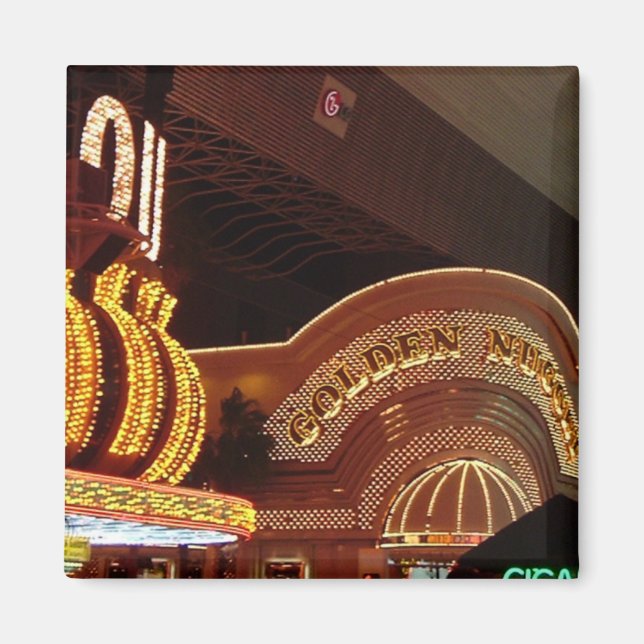 Imã Ouro Nugget Las Vegas (Frente)