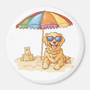 Imã Ouro Retriever Beach og