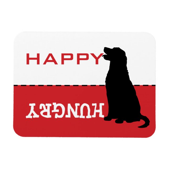 Ímã Ouro Retriever Fez-me Um Sinal De Magnet Faminto (Horizontal)