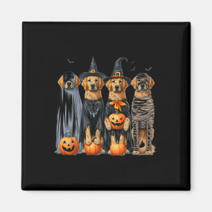 Imã Ouro Retriever Ghost Dog Halloween