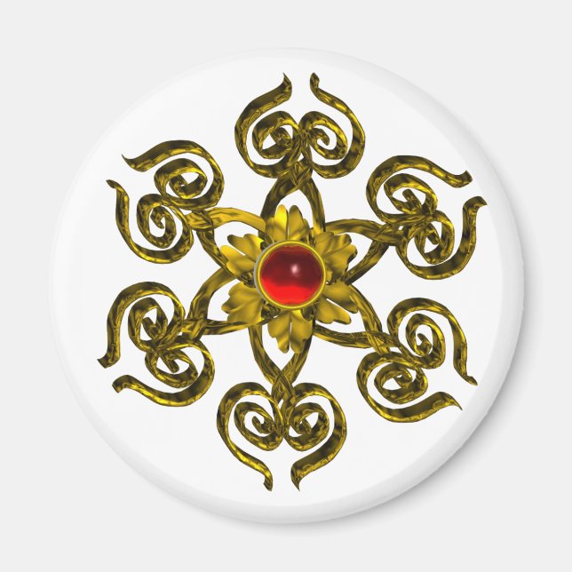 IMÃ OURO ROSA RUBY (Frente)