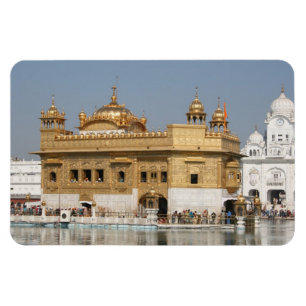 Ímã Ouro Temple Harmandir Sahib Amritsar Norte da Índi