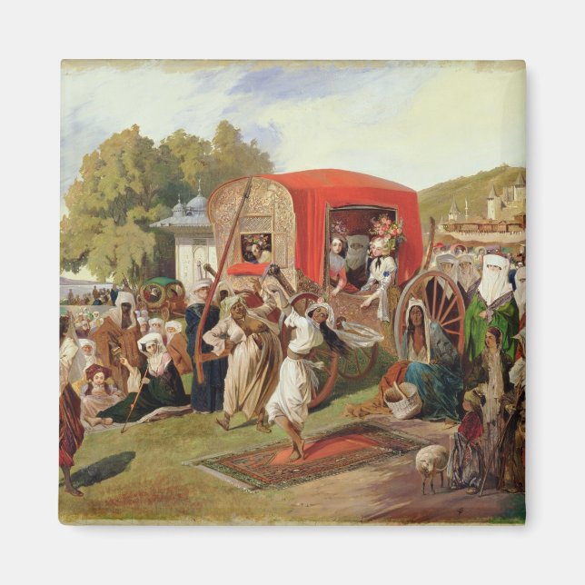 Imã Outdoor Fete na Turquia, c.1830-60 (Frente)