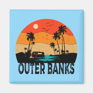 Imã Outer Banks North Carolina Vintage