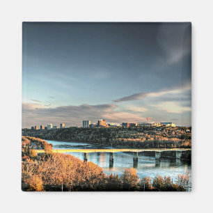 Imã Outono em Edmonton, fotografia cênica,