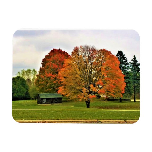 Ímã Outono em West Bend, Wisconsin (Horizontal)