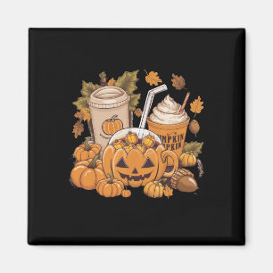 Imã Outono Família Halloween Ação de Graças Fofo Outon