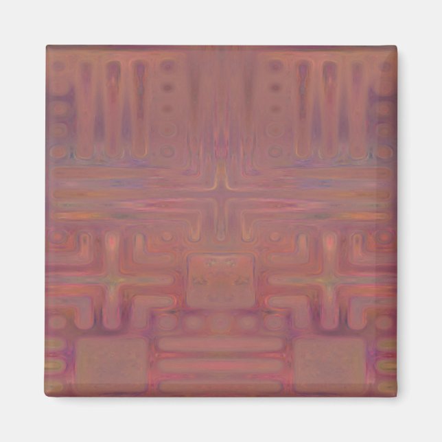 Imã Outono - Mostrar o Abstrato de Vinho (Frente)