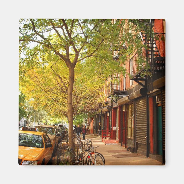 Imã Outono na cidade de Alphabet, Aldeia Oriental, NYC (Frente)