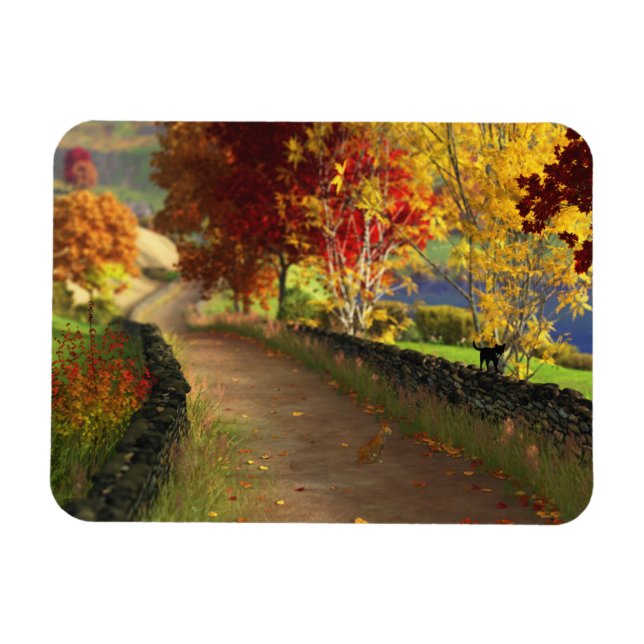 Ímã Outono no Glen Flexible Magnet (Horizontal)