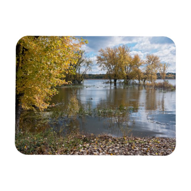 Ímã Outono no Lago Negro (Horizontal)