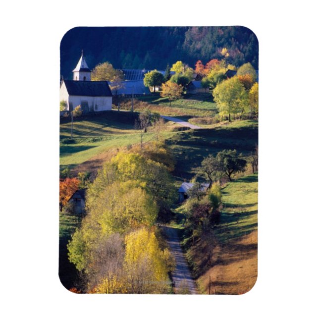 Ímã Outono nos Alpes (Vertical)