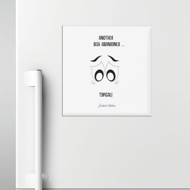 Imã Outro Dish Abandonado Engraçado Personalizado (Criador carregado)