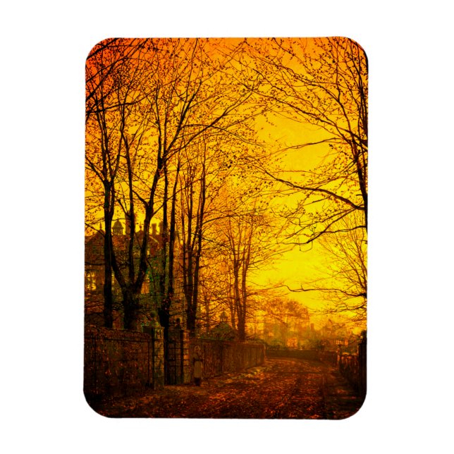 Ímã Outubro depois John Atkinson Grimshaw (Vertical)