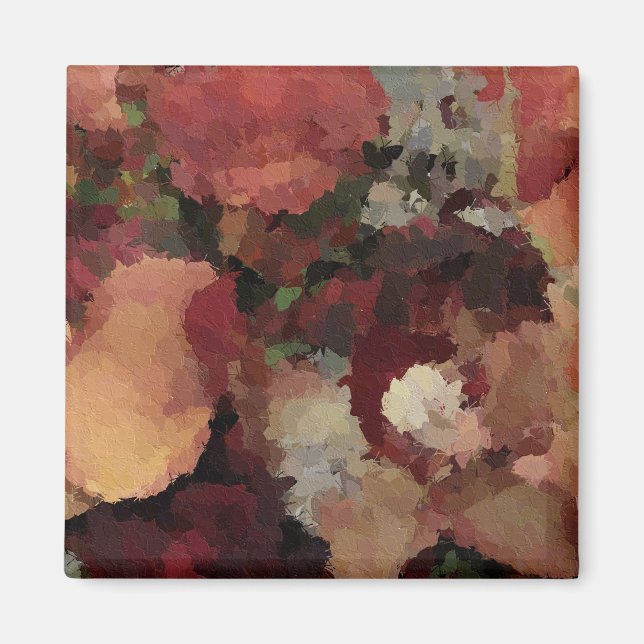 Imã Outubro Floral (Frente)