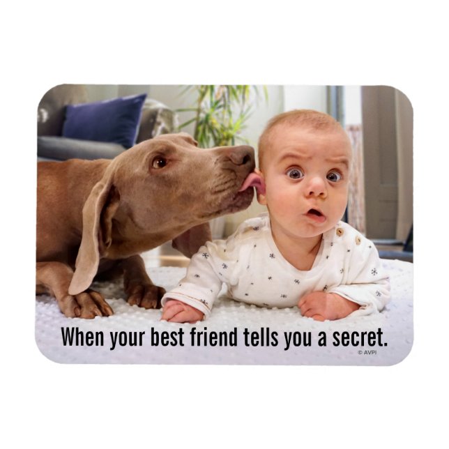 Ímã Ouvido do Bebê Cachorro (Horizontal)