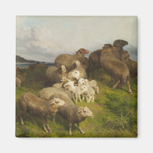 Imã Ovelha em campo (por August Friedrich Schenck)