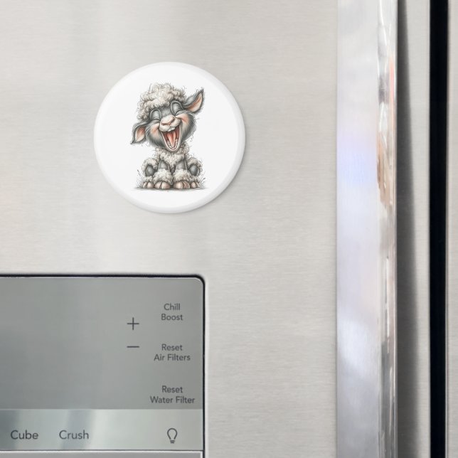 Imã Ovelha Fofa e Caprichosa (In Situ (Fridge))