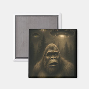 Imã OVNI Alienígena Sasquatch Pé Grande