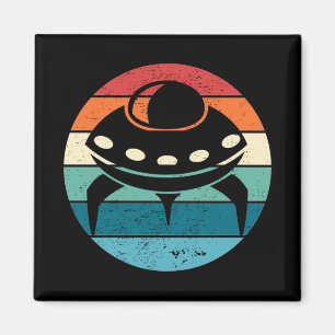 Imã OVNI Retro Sunset