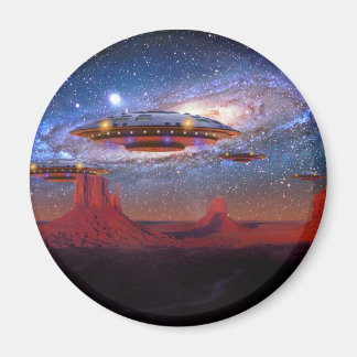 Imã OVNI's Over Monument Valley Magnet