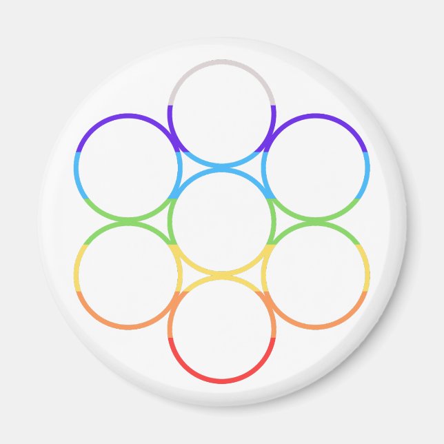 Imã Ovo da Life Chakra Round (Frente)