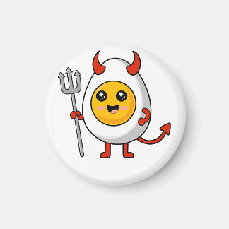 Imã Ovo Diabólico Fofo Kawaii