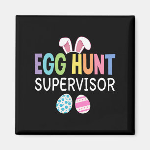 Imã Ovo Hunt Supervisor Páscoas Engraçadas Mulheres
