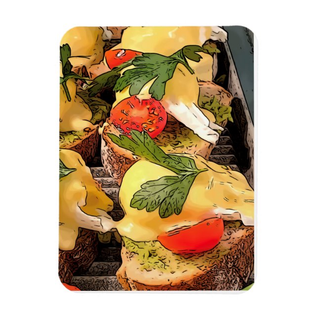 Ímã Ovos com Avocado no Brinde (Vertical)