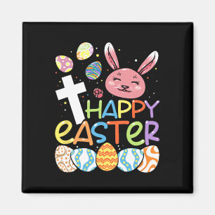 Imã Ovos de coelho coelho Felz pascoa religioso Jesus