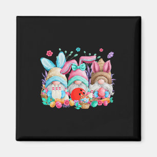 Imã Ovos de felz pascoa Boliches de gnomos coelhos sob