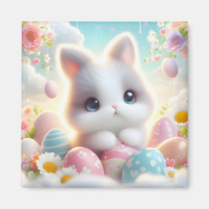 Imã Ovos de Páscoa Kawaii Doce Pastel