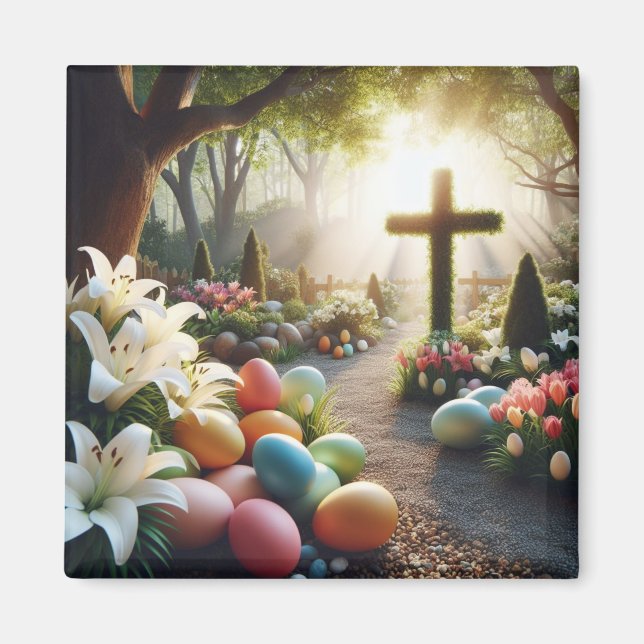 Imã Ovos/Páscoa/Lilly (Frente)