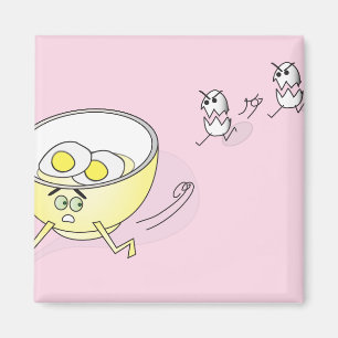 Imã Ovos perseguindo um ímã de boliche