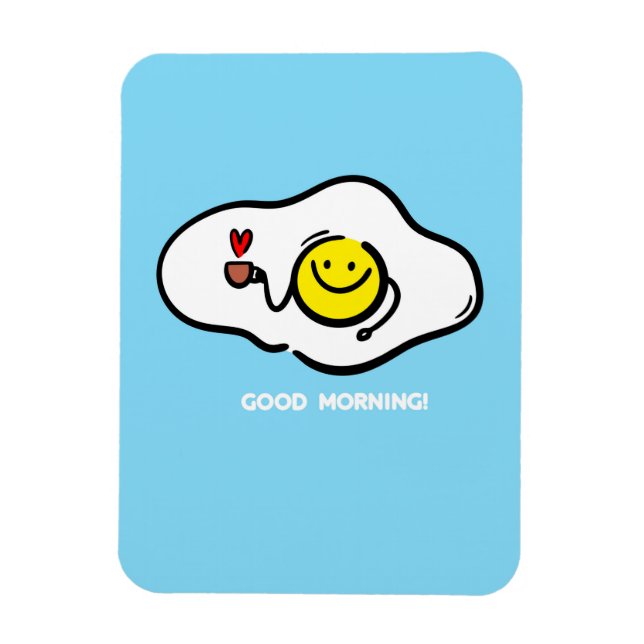 Ímã Ovos secos bom dia (Vertical)