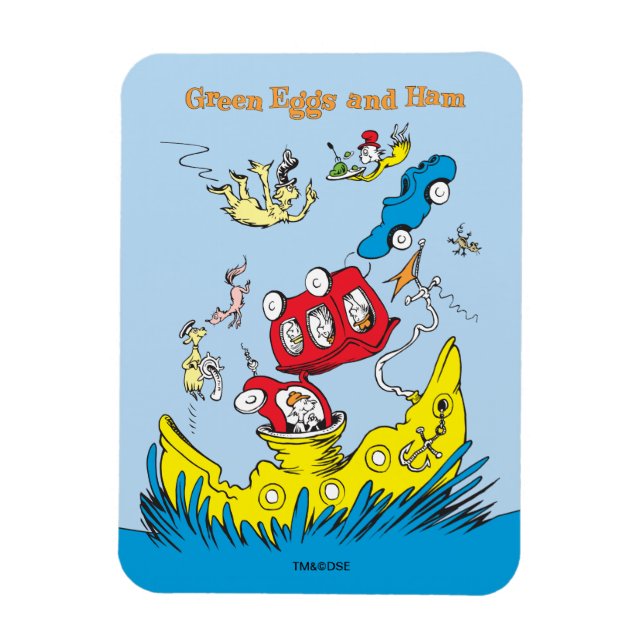 Ímã Ovos Verdes e Pressão | Não Gosto Deles Em Nenhum  (Vertical)